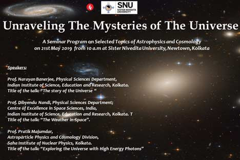 The Department of Physics, SNU organized an All Day Long Astrophysics Seminar Program “Unravelling the mysteries of the Universe" ...