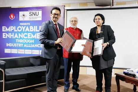Sister Nivedita University Promotes Employability Enhancement Through Industry Alliance. joins hands with SSC NASSCOM, Pine Biotech, ...