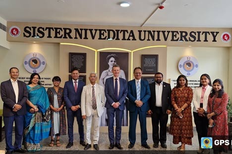 Australian Delegation visit to SNU for MOU signing ceremony between Sister Nivedita University and Federation University, Australia on 12th March 2024.