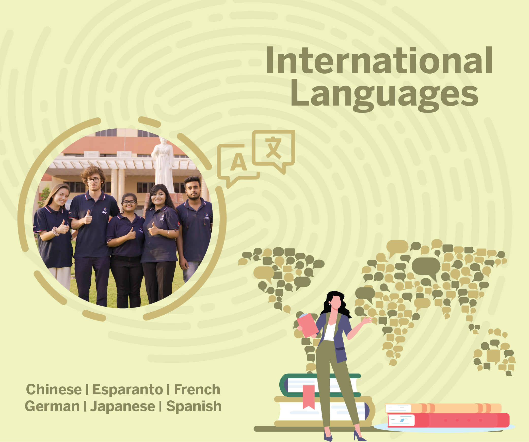 Sister Nivedita UniversityInternational Languages