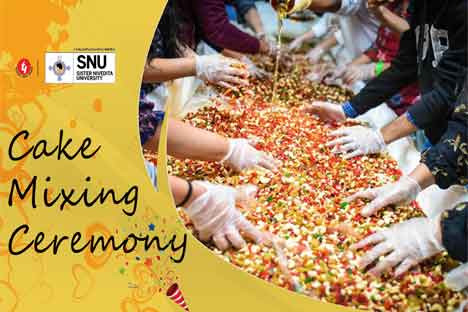 ‘Tis the season of merriment & cakes! The holiday season is finally here at Sister Nivedita University with the onset of an exciting Cake Mixing Ce...