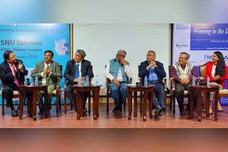 In celebration of Management Day at SNU, Calcutta Management Association (CMA) organized a discussion on ‘Winning in the Digital Age’ ...
