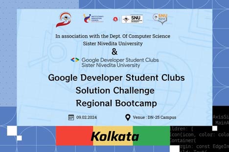 India Regional Bootcamp for the Solution Challenge, Kolkata Edition at Sister Nivedita University