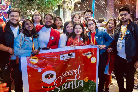 Rewind to memories of Secret Santa 2.0 and Christmas Carnival, 2021 at Sister Nivedita University.