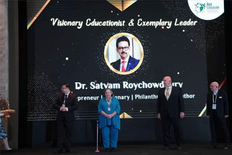 Our visionary Managing Director and Founder, Shri Satyam Roychowdhury, has been honored with the title "Visionary Educationist & Exemplary Leader"